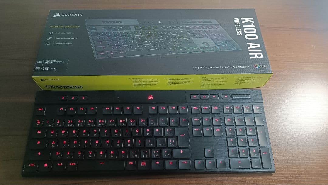 キーボード corsair k100 air wireless