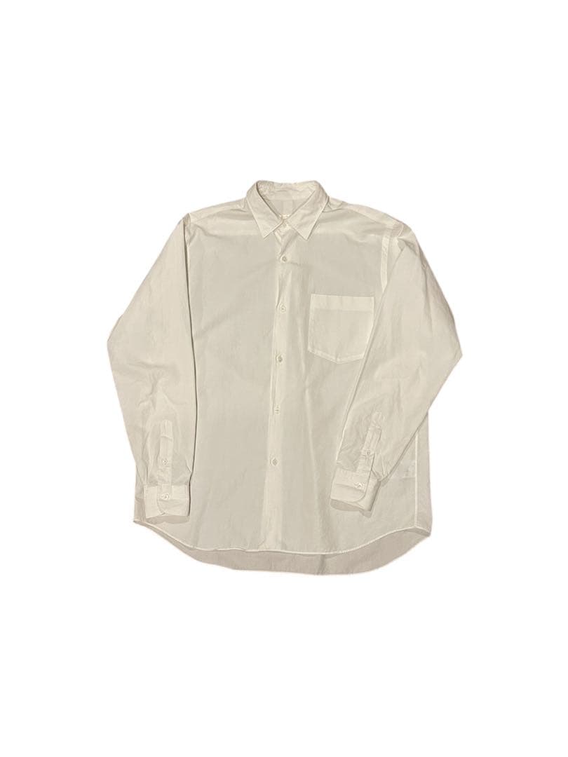 19aw COMOLI コモリシャツ コットン長袖シャツ