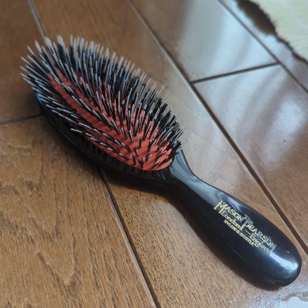 Mason Pearson ヘアブラシ 黒・赤