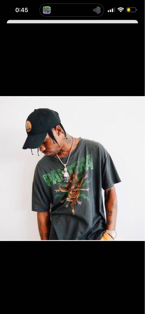 PANtera ブラック Tシャツ グラフィックプリント - メルカリ