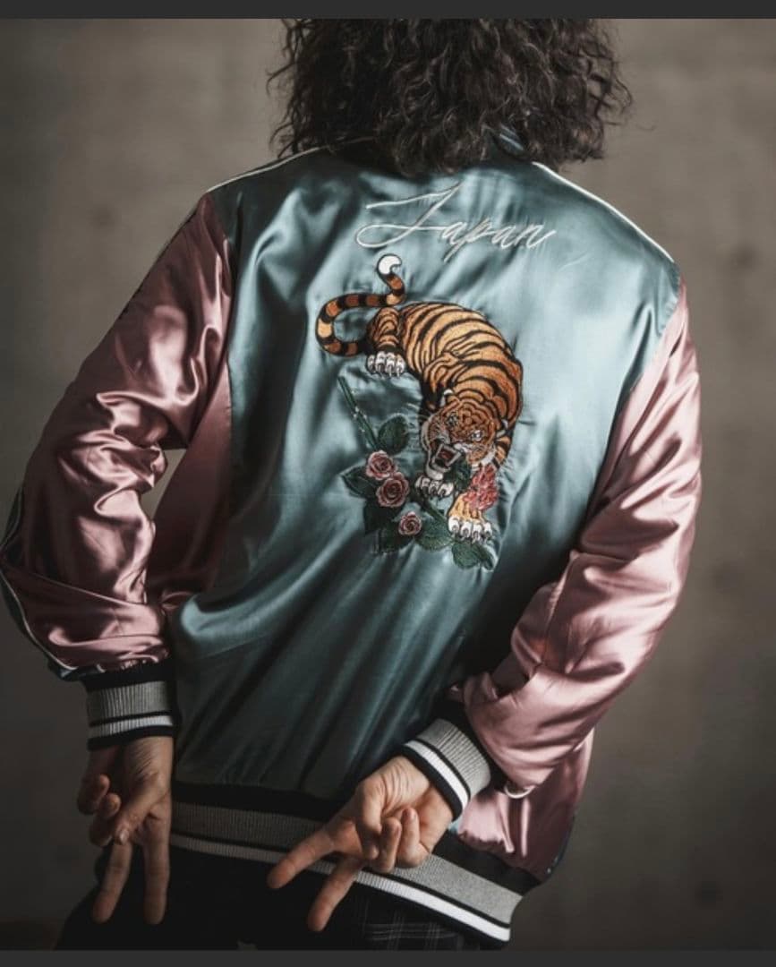 Stand collar souvenir jacket スーベニアジャケット