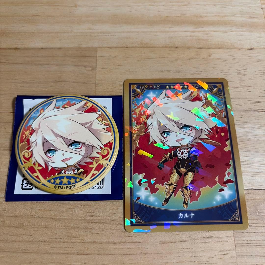 FGO 最終再臨展 缶バッジ カード カルナ - メルカリ