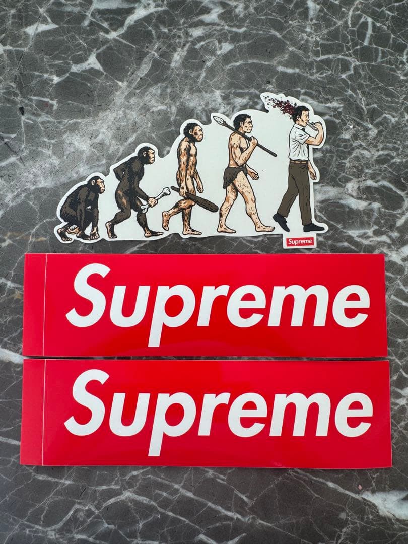 Supreme ステッカー3枚セット 最新 - メルカリ