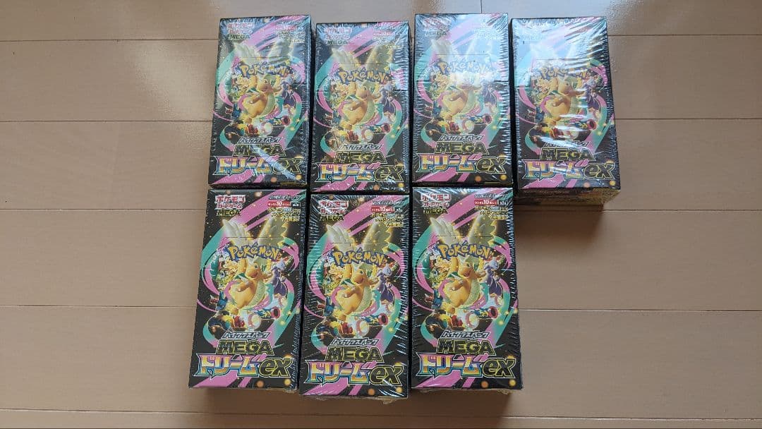 ポケモンカードゲーム MEGAドリームEX ７Box シュリンク付き