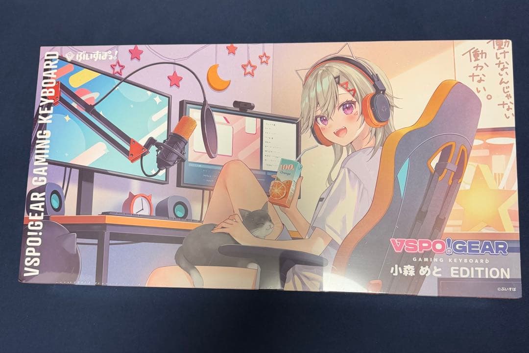 ぶいすぽっ！ VSPO! GEAR ゲーミングキーボード小森めとEdition
