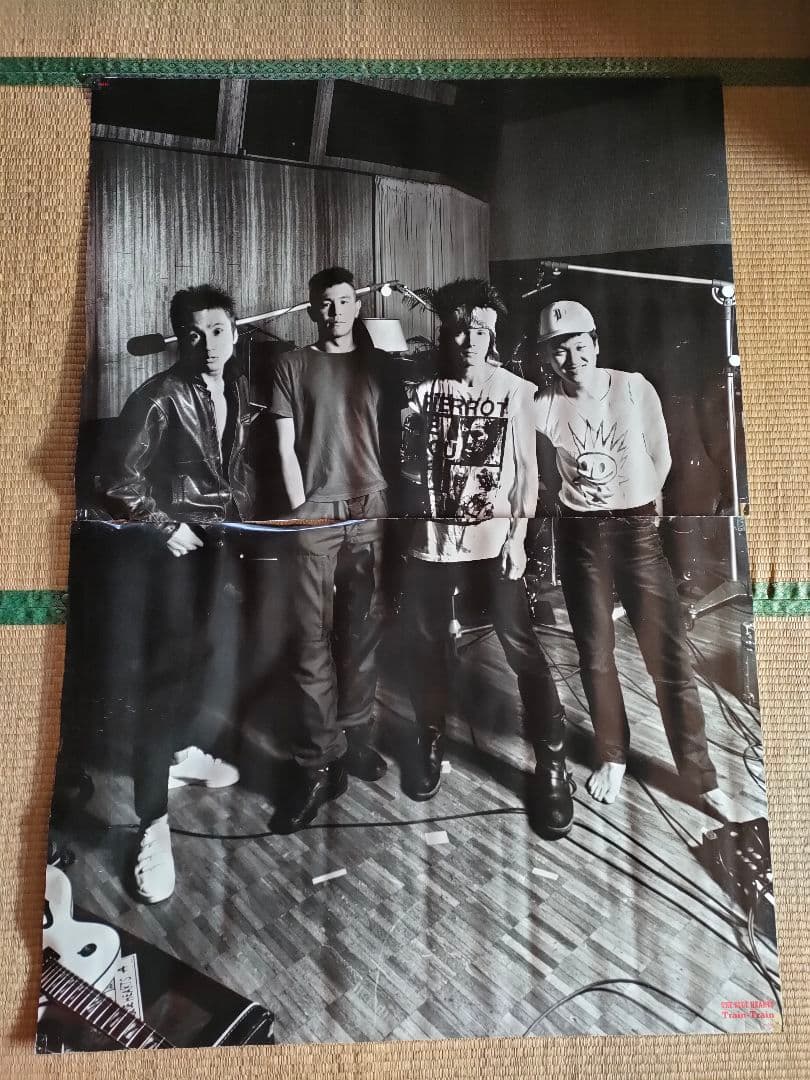 ブルーハーツポスター TRAIN-TRAIN発売時特典 - メルカリ