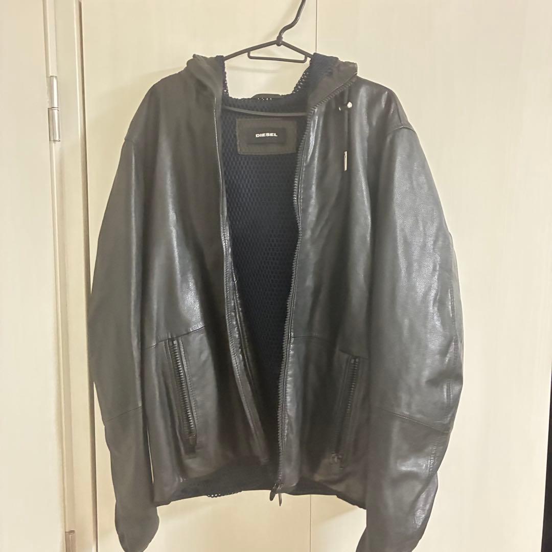a*n様 ディーゼル　ライダースジャケット　本革