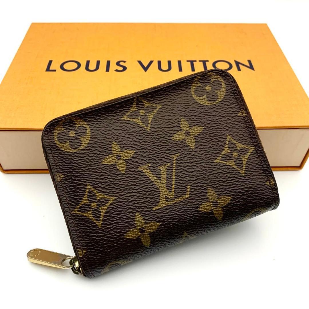 セール✨ ルイヴィトン ジッピーパース 財布 コンパクト ケース 茶 LOUIS VUITTON（ルイ・ヴィトン） 新品同様 エキゾチック モノグラム