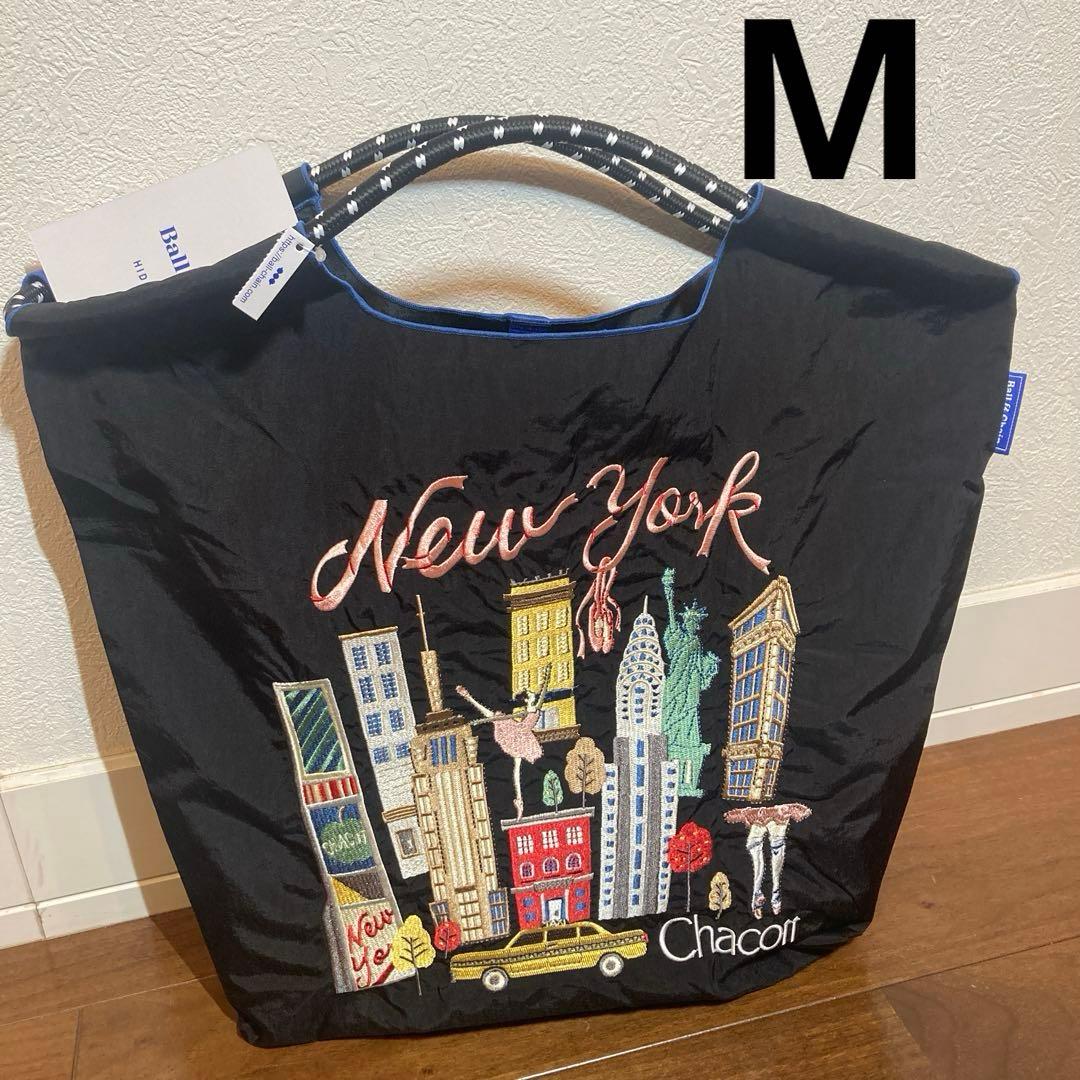 【新品・正規品】 ボール＆チェーンChacott NY刺繍エコバッグMサイズ