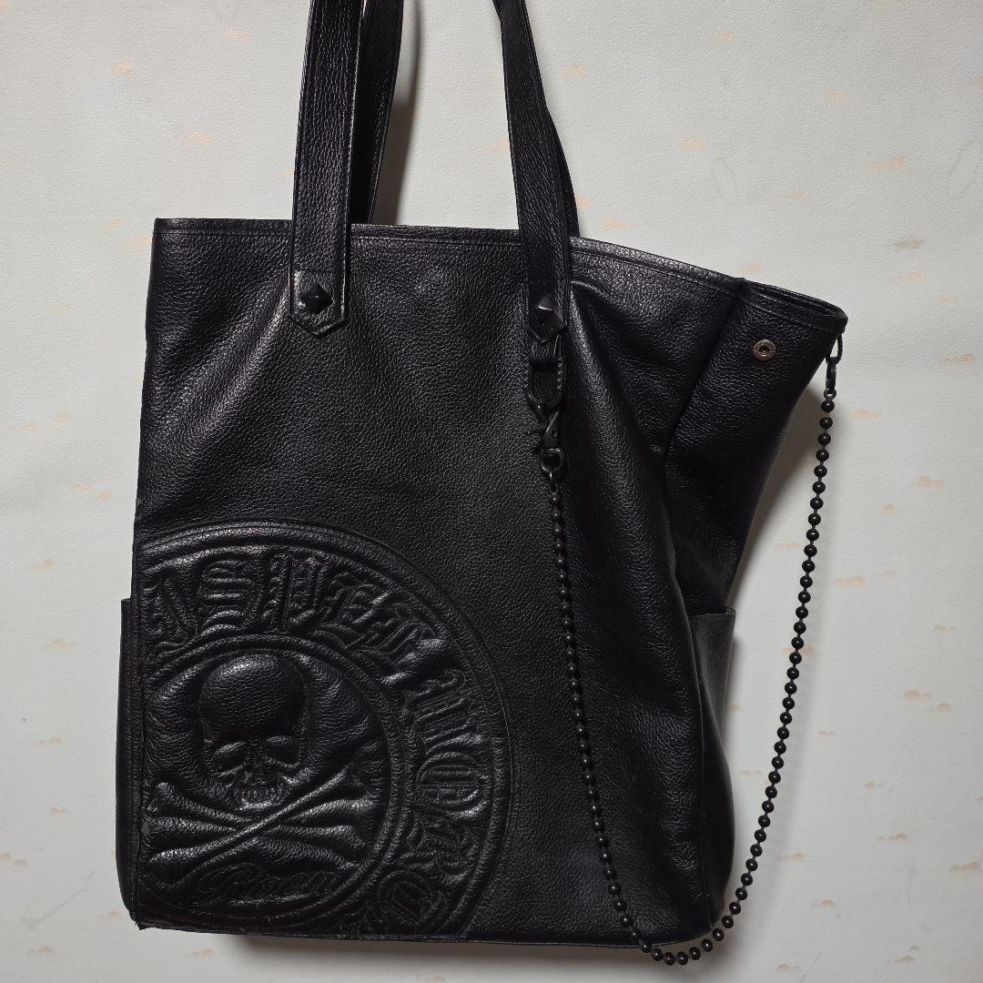 こうぴロエン　Roen ポールチェーン　レザースカルトートバッグ