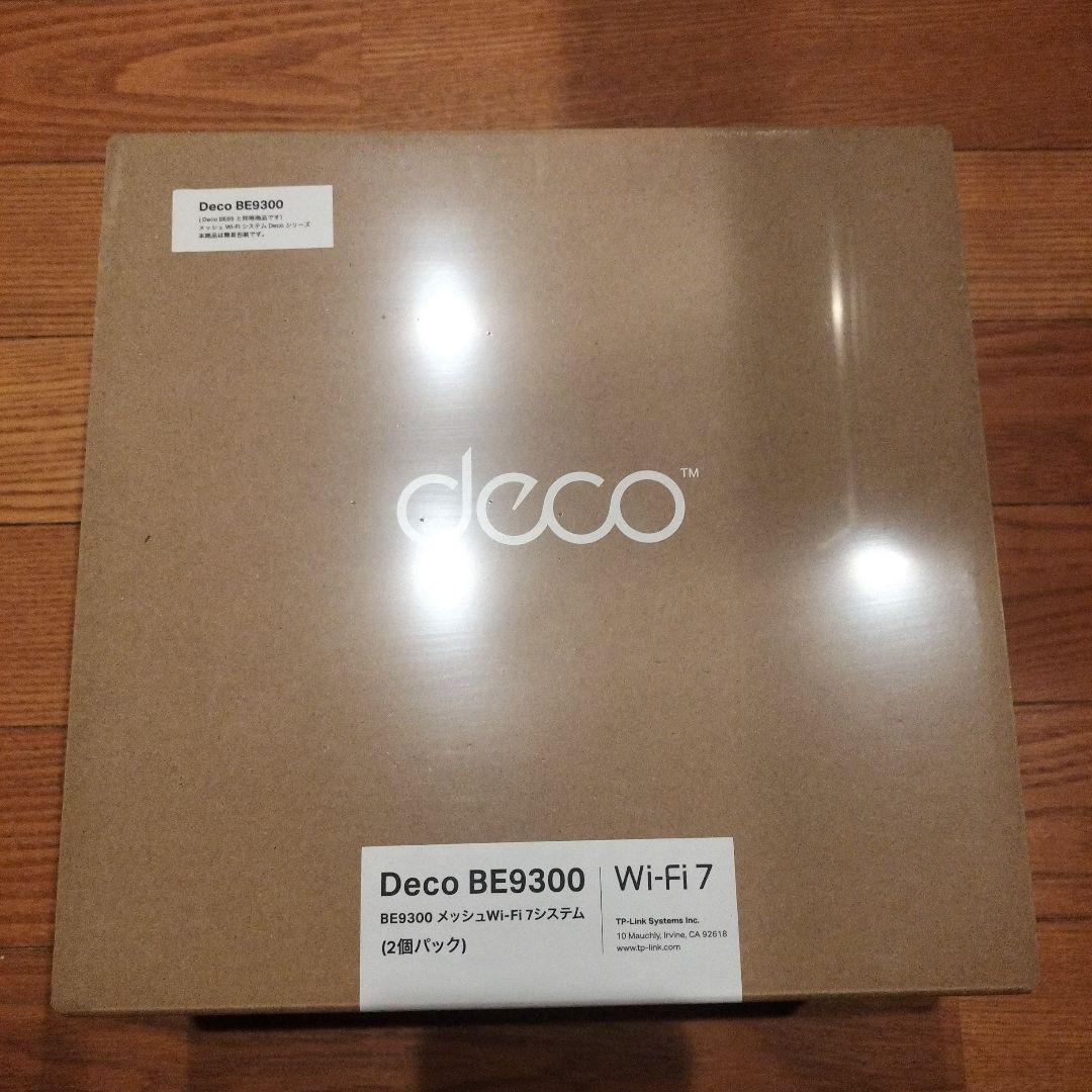 Wi-Fi 7 メッシュルーター Deco BE9300 BE65 2台セット