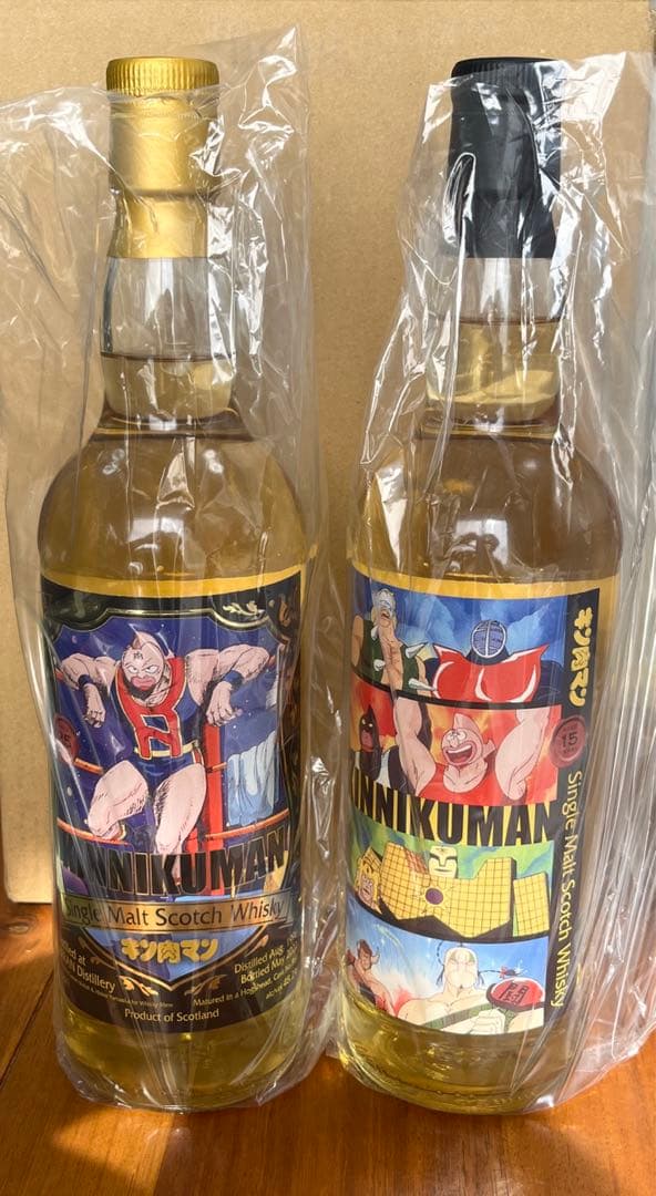 人気⭐️ウイスキーミュウ　キン肉マンラベル　アラン25年 カリラ15年