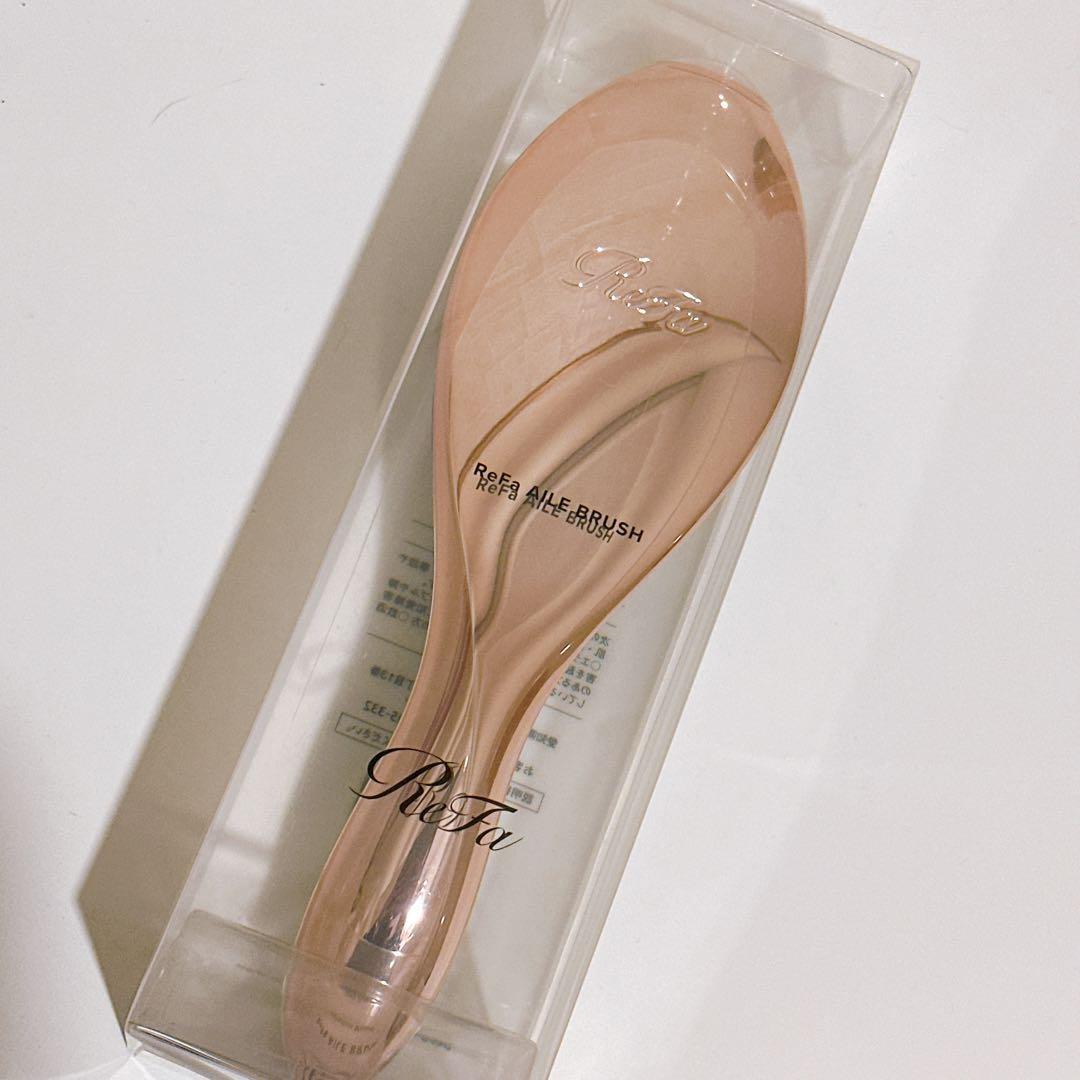 【新品未使用】ReFa AILE BRUSH  ブラシ　ローズゴールド ReFa（リファ） エールブラシ（AILE BRUSH） ローズゴールド RS-BC-05A