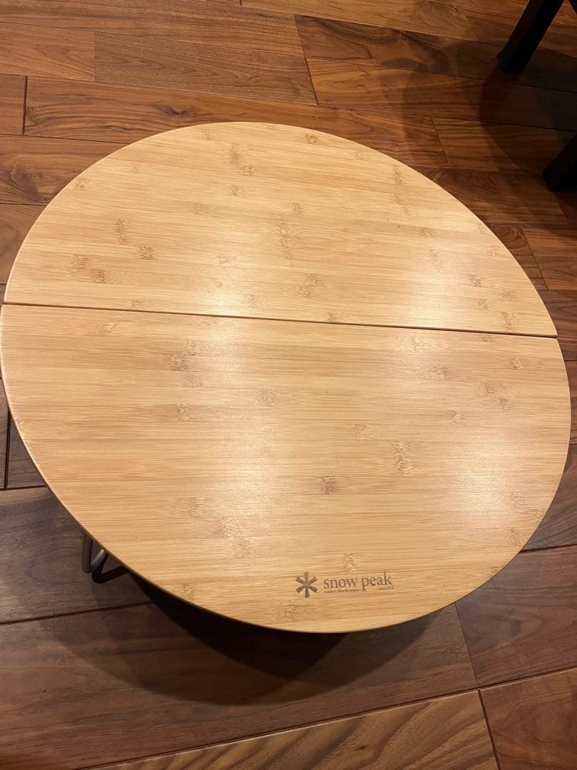 ※最終値下げ【室内利用のみ】スノーピーク ちゃぶ台　直径65センチ　ケース付