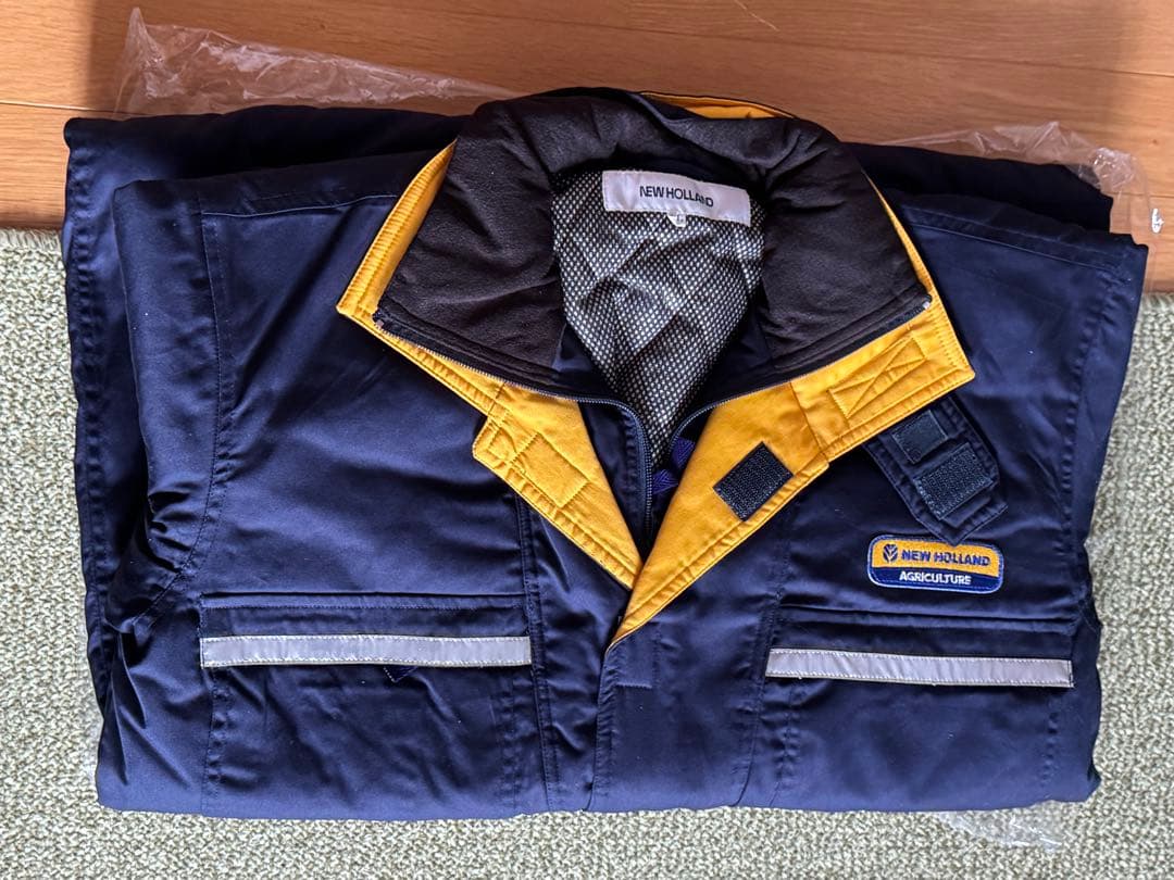 鈴木 NEW HOLLAND オーバーオール 防寒LL ネイビー/イエロー 2026年最新】ニューホランド つなぎの人気アイテム - メルカリ