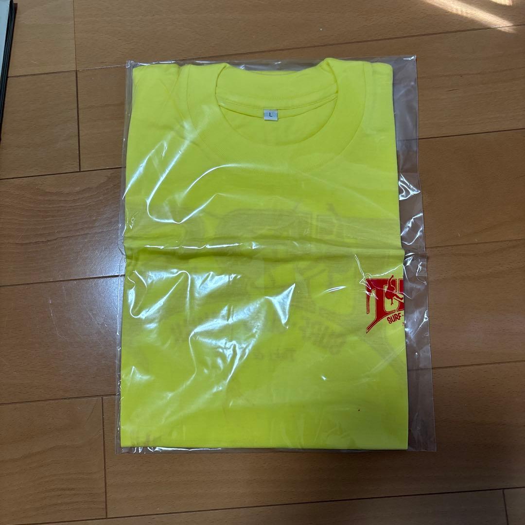 TRS イエロー Tシャツ Lサイズ　長渕剛　桜島