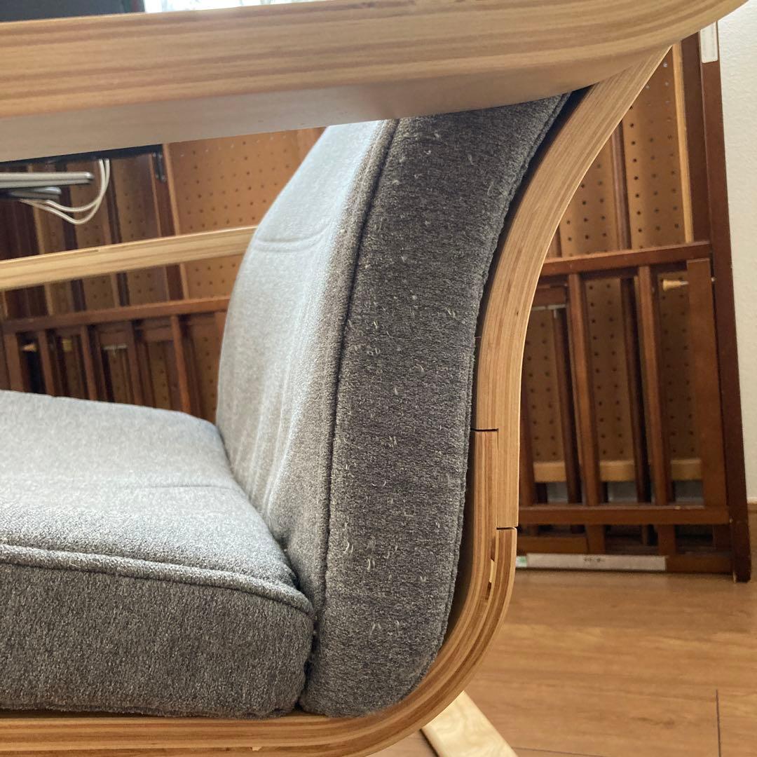 送料負担】IKEA ポエング ロッキングチェア 白木×グレー - メルカリ