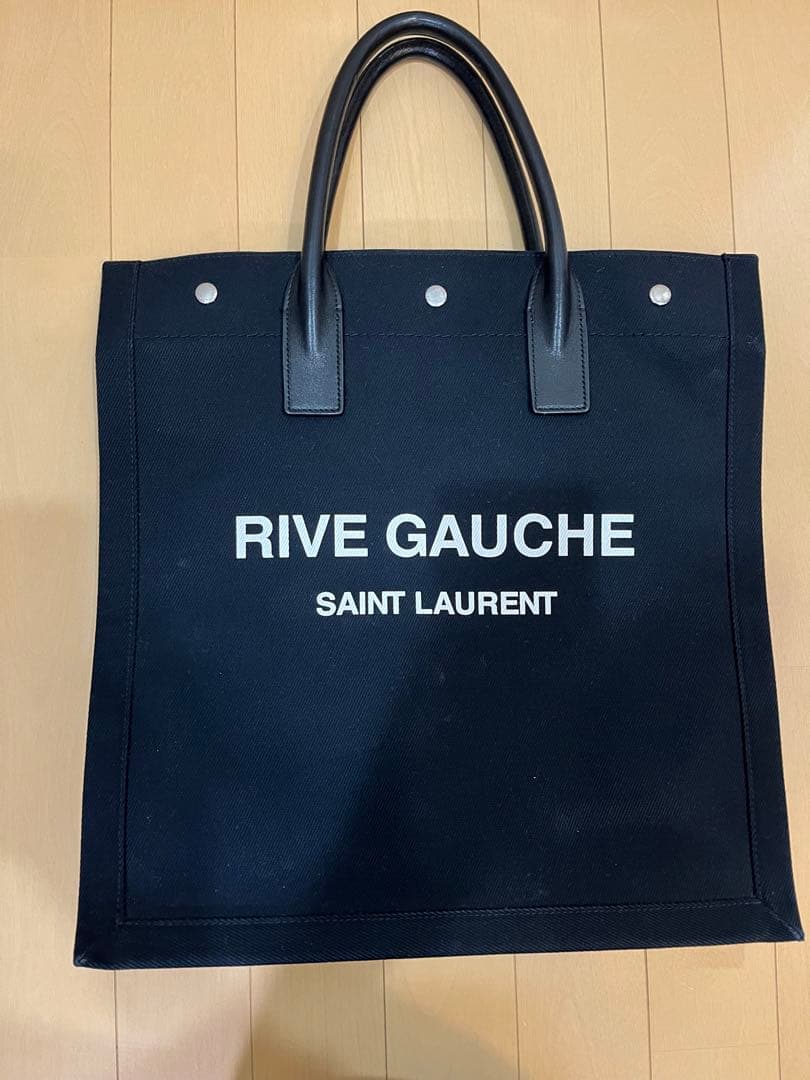 美品　SAINT LAURENT RIVE GAUCHE トートバッグ ブラック