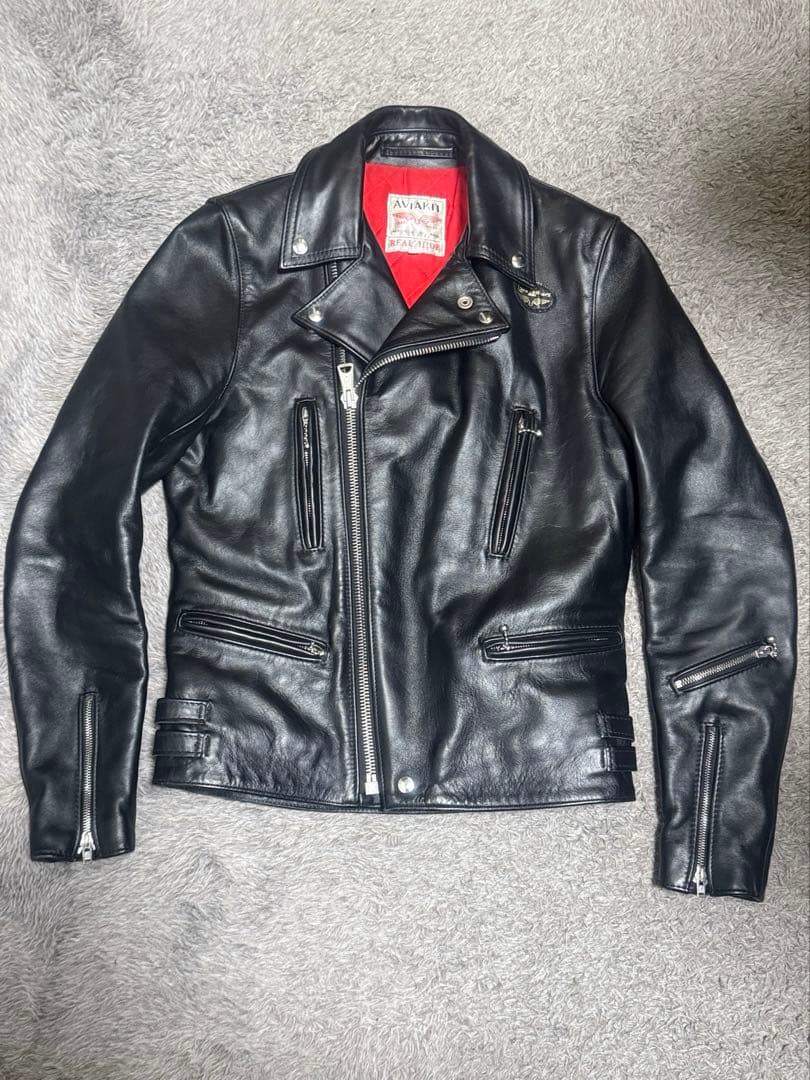 ルイスレザー 402t 36 ホースハイド　タイトフィット　ライトニング LEWIS LEATERS/402Tライトニングタイトフィット ホースハイド | efgstore