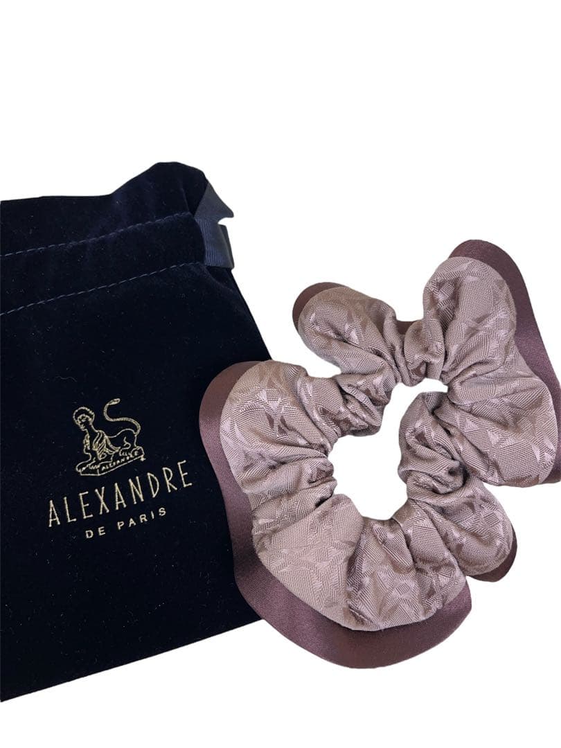 未使用品 アレクサンドルドゥパリ アンドリュージャガード シュシュ ベージュ系