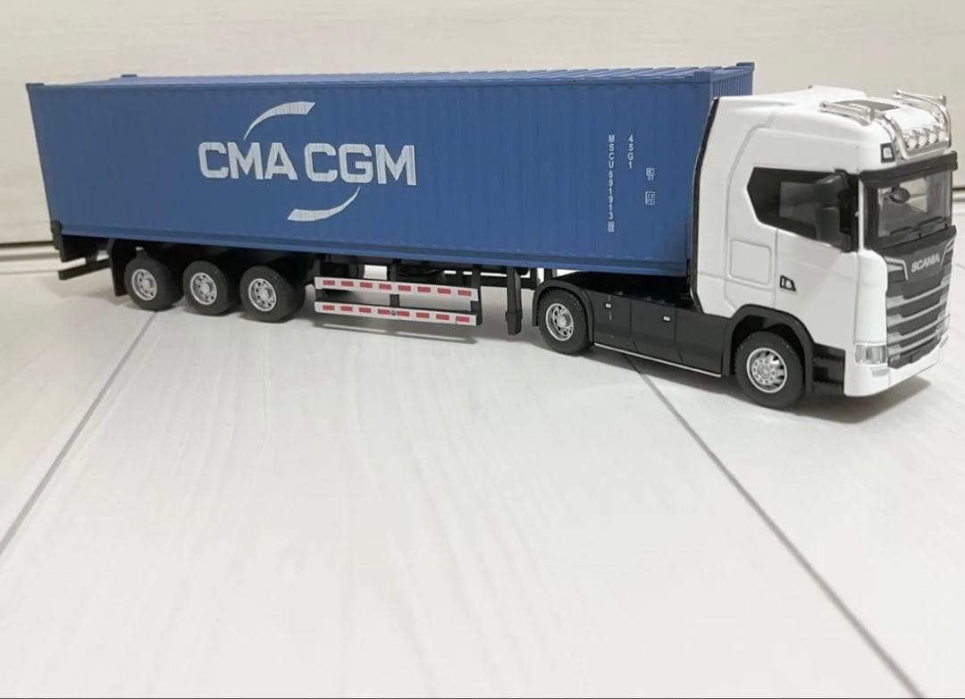 週末価格《箱付新品》 1:50 アクトロス スカニア トレーラー セット