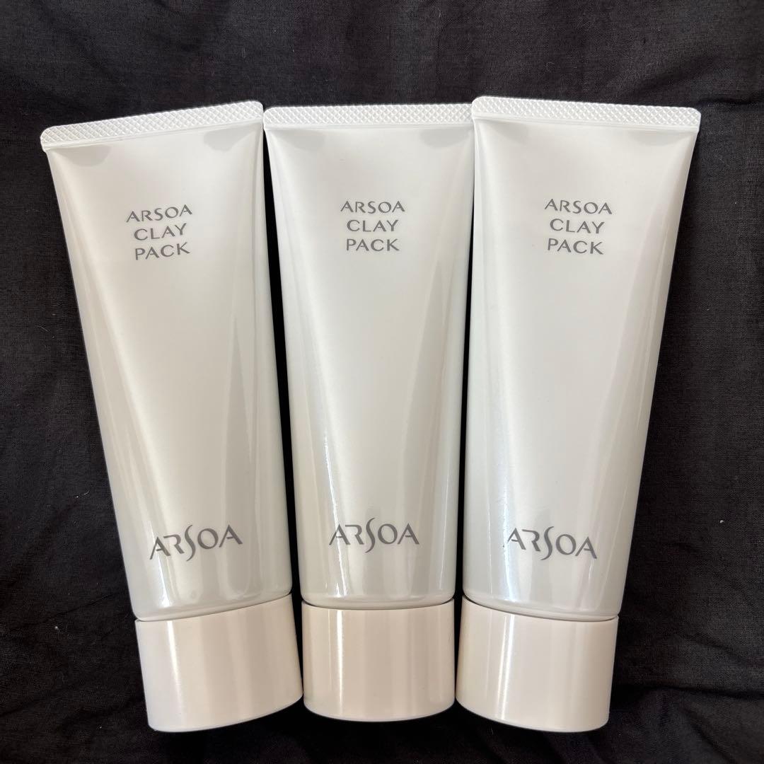 ARSOA クレイパック １２０g×3本セット　④ アルソア　パック
