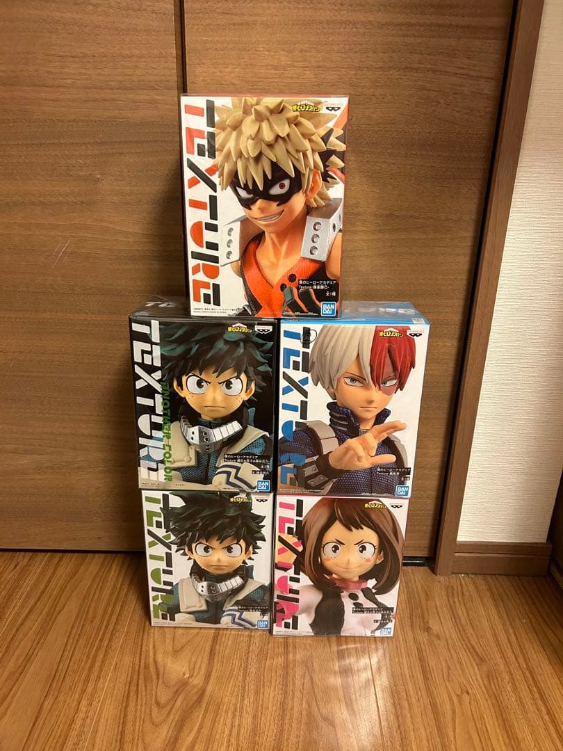 僕のヒーローアカデミア　textureフィギュアセット