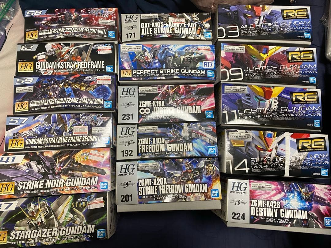 ガンプラ SEED系列まとめ売り