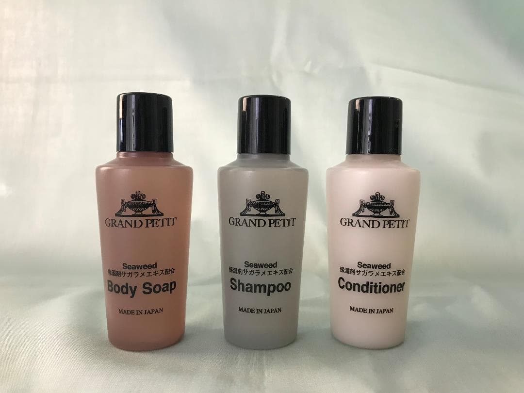 グランプティー3点セット（シャンプー、リンス、コンディショナー）