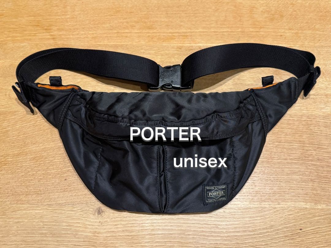 【美品】PORTER タンカー ボディバッグ ショルダーバッグ ブラック