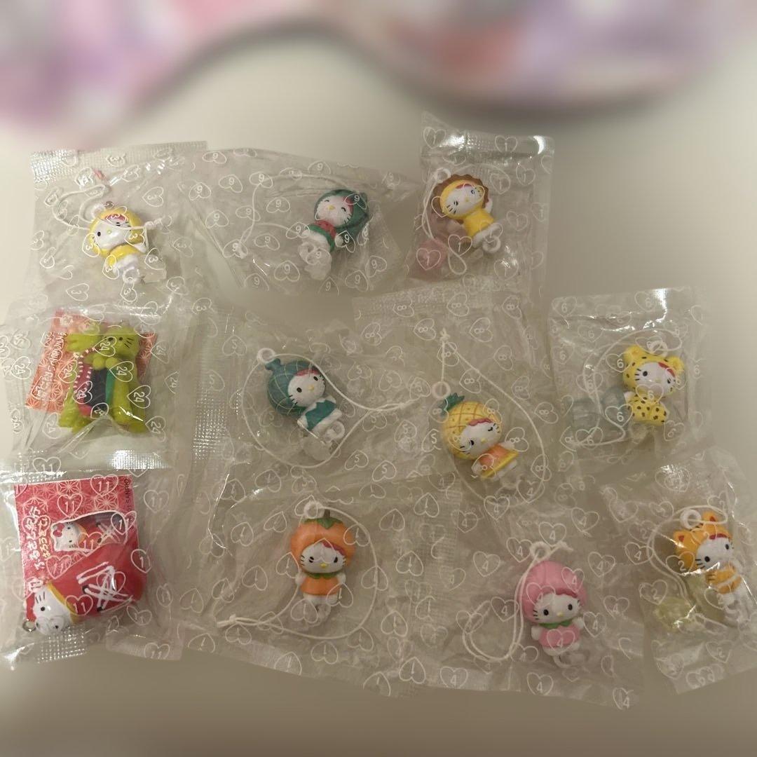 サンリオ キティ 食玩 平成レトロ レア ストラップ 当時物