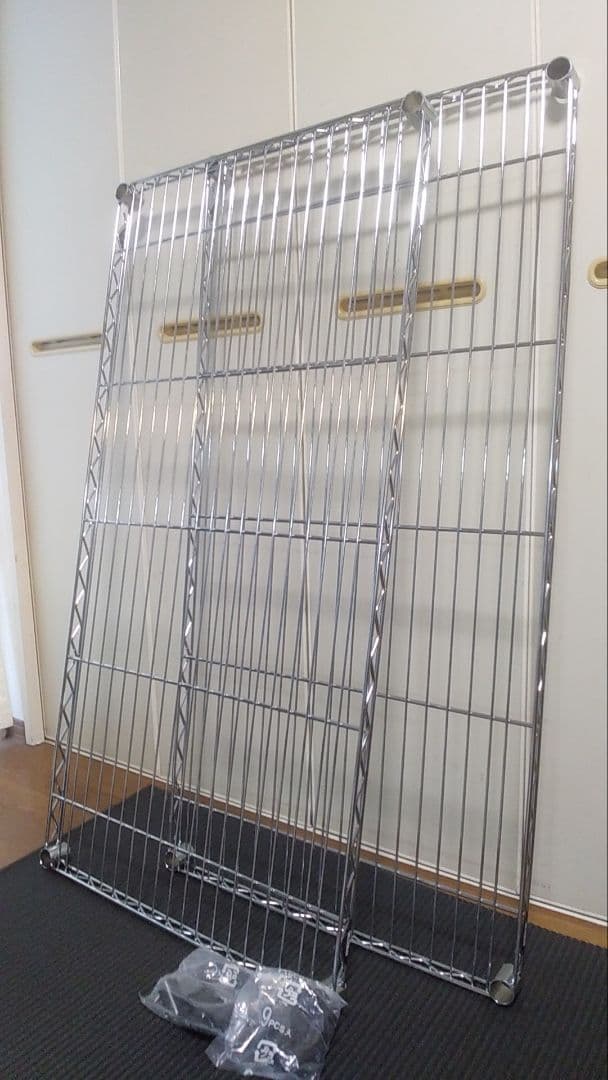 エレクター　送料込み　120✖60棚板2枚＋未使用スリーブ　スチールラック