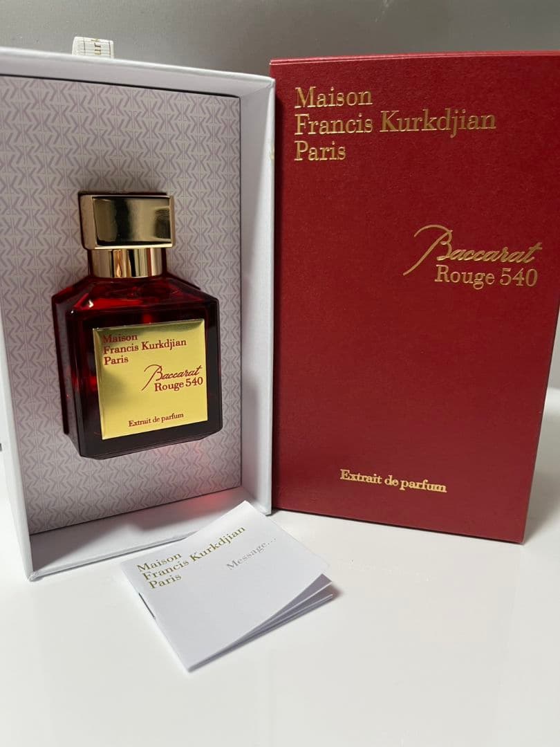 バカラ　ルージュ 540　エキストレ　ドゥパルファム 70ml