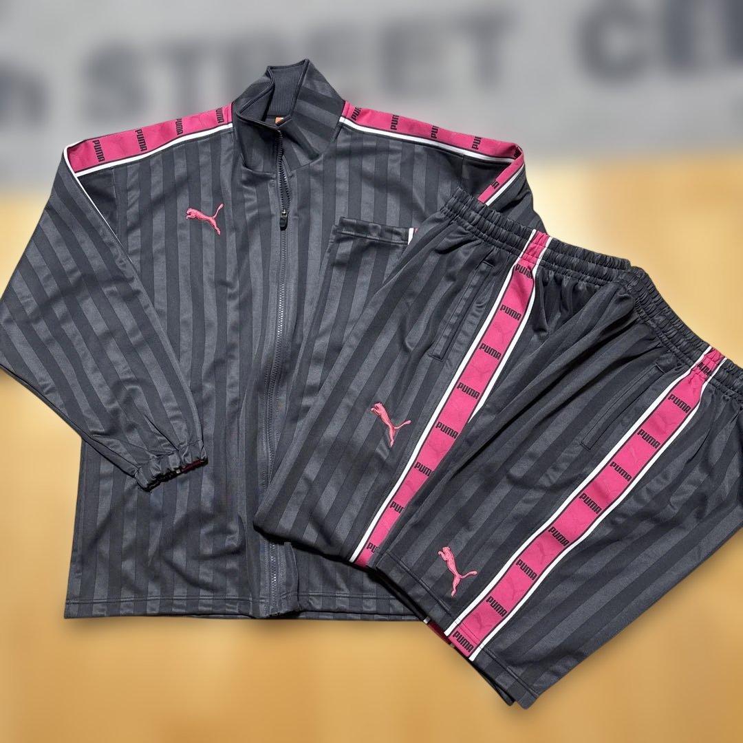 PUMA ジャージ セットアップ ピンク　M 楽天市場】PUMA プーマ ガールズ ジャージ 上下セット スポーツ