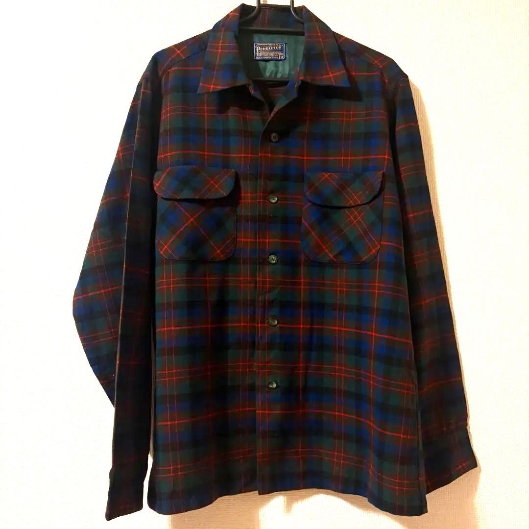 50s PENDLETON オンブレ ボードシャツ Msize