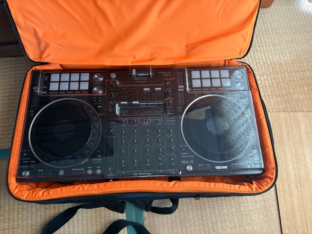 美品まとめ売りDDJ-1000SRT、バック、カバー、ケーブルその他 Pioneer DJ XDJ-1000MK2 + DJM-A9 クラブスタイル8点SET 【本体保護