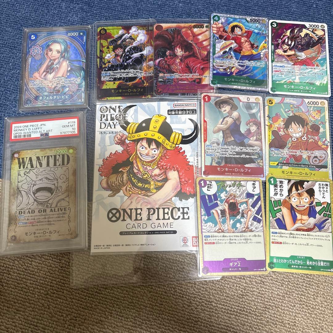 ニカ　ルフィ　手配書　psa10 他セット‼️ ヒロインズエディションビビsp追加