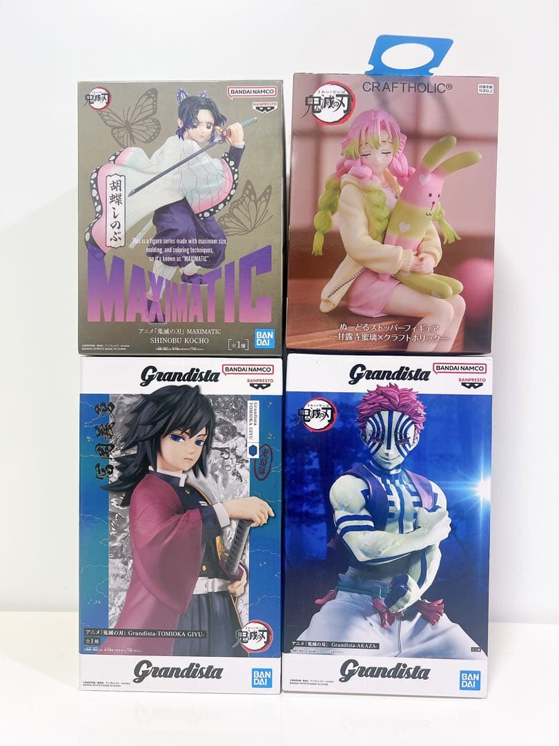 鬼滅の刃 冨岡義勇 猗窩座 胡蝶しのぶ 甘露寺蜜璃 まとめ売り