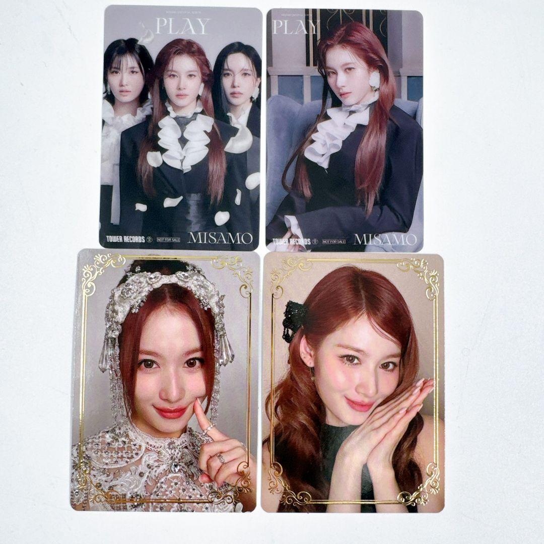 MISAMO タワレコ ラキドロ 箔押し サナ SANA クリアトレカ トレカ TWICE MISAMO PLAY 箔押し ラキドロ トレカ サナ SANA ② - メルカリ