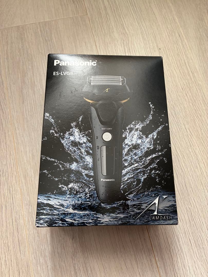 【かんち】パナソニック　ラムダッシュES-LVG8-Kシェーバー　ブラック