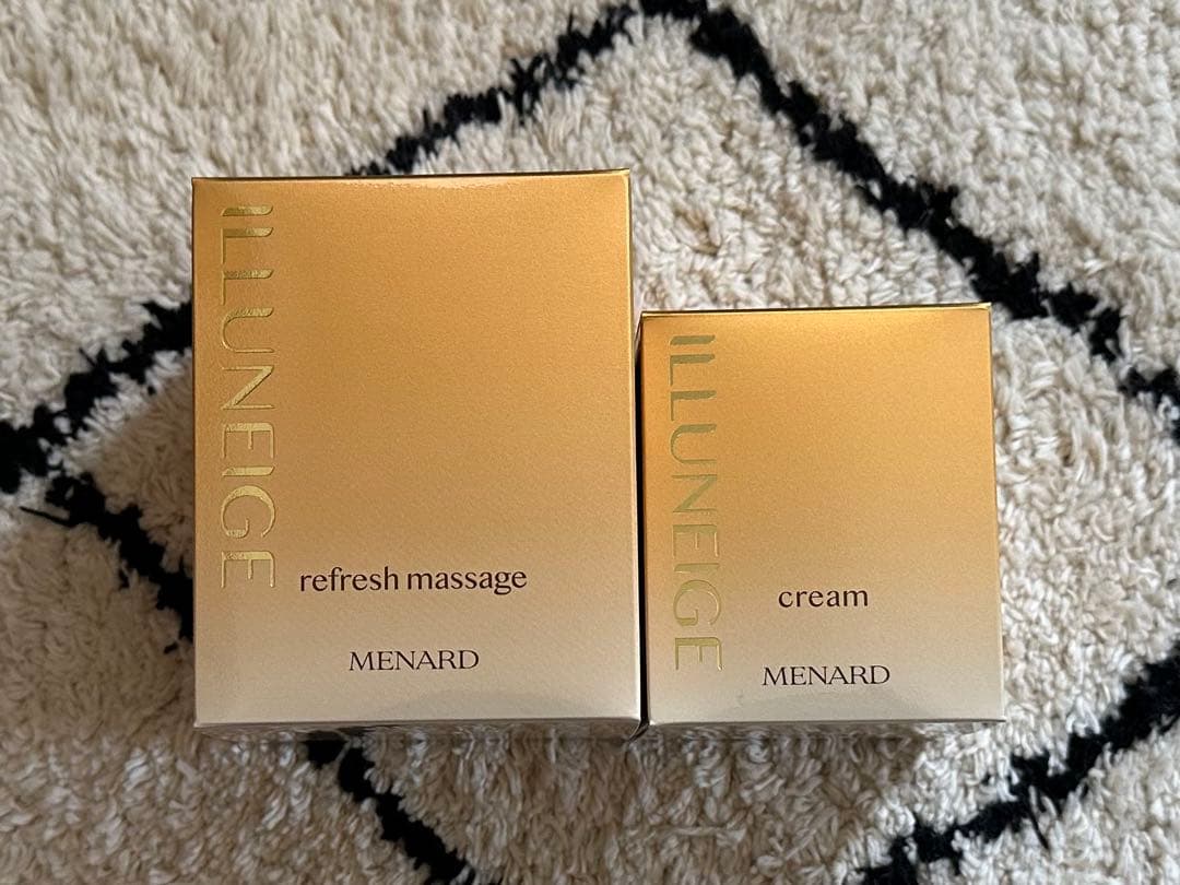 メナードイルネージュリフレッシュマッサージ&クリーム2点セット