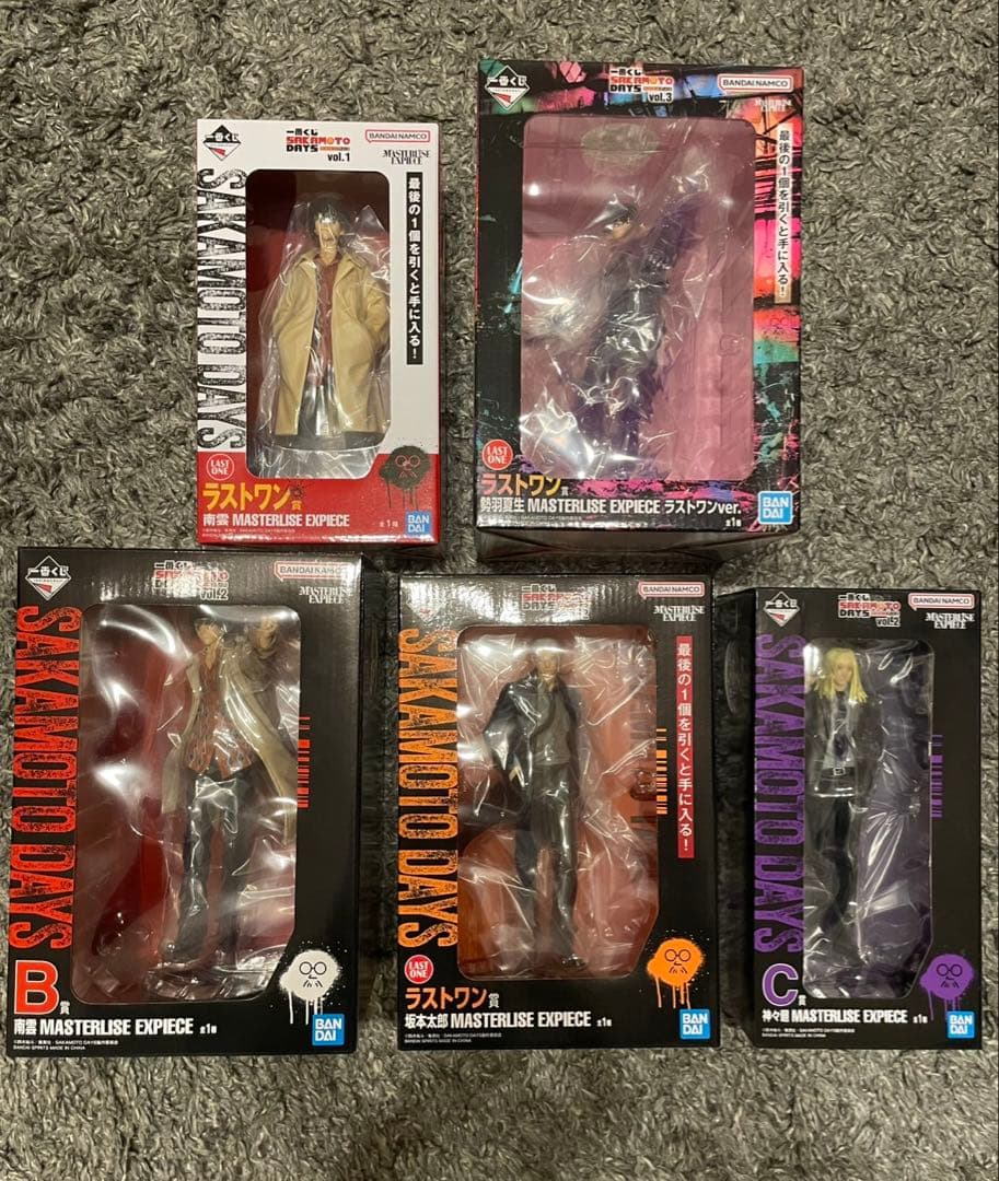 サカモトデイズ 一番くじ ラストワン賞 南雲 C賞 神々廻 坂本太郎 勢羽セット