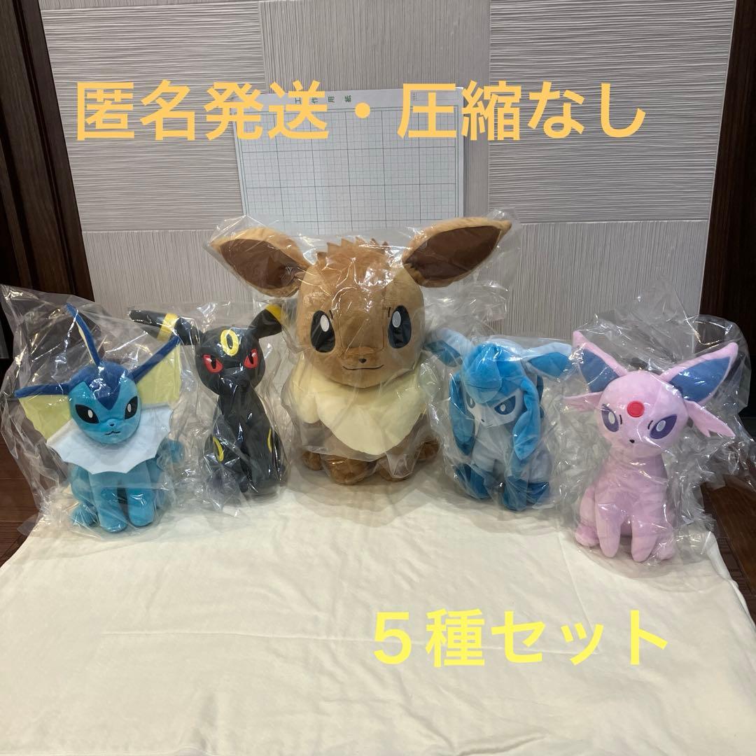 ポケットモンスター もふぐっとぬいぐるみ イーブイフレンズ　５種セット