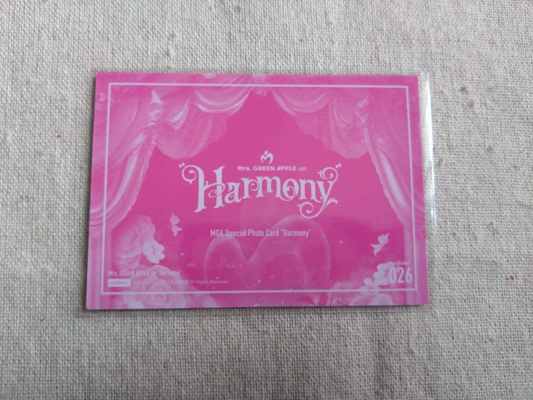 Mrs GREEN APPLE フォトカード Harmony 大森元貴 026 - メルカリ