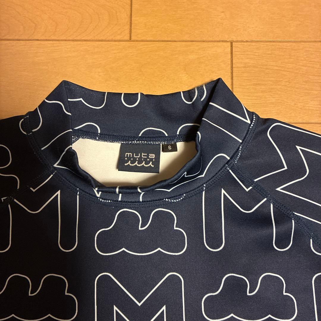 MUTA MARINE ムータマリン モックネック 長袖 メンズ ネイビー 6