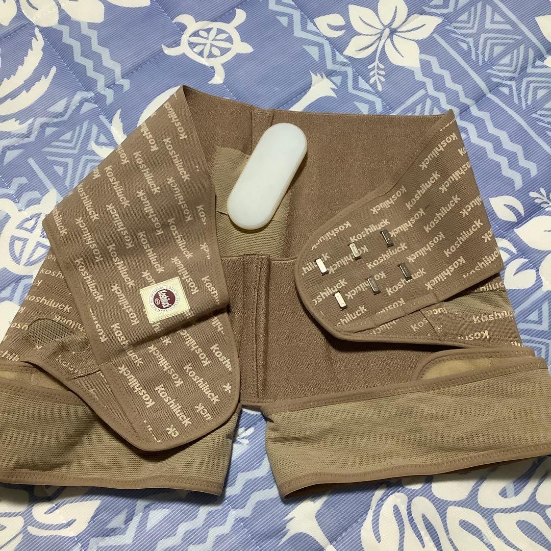 マナの葉さん専用koshiluck 腰痛ベルト 調整可能 ベージュM