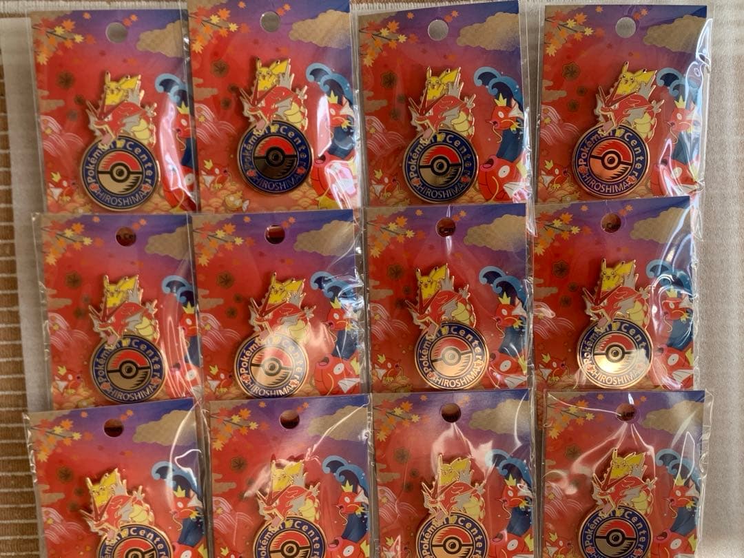 ポケモンセンターヒロシマ 広島　ロゴピンズ12個