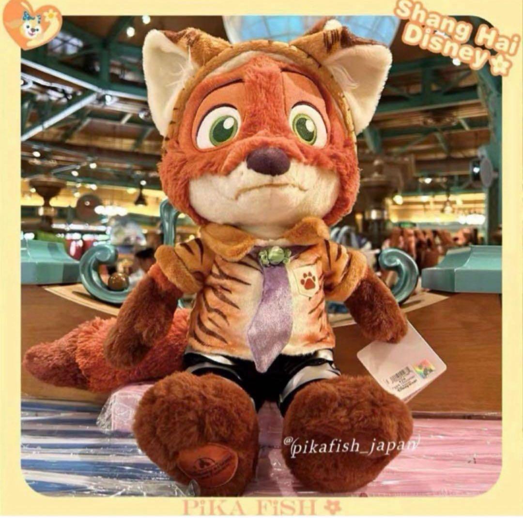 【現地購入☆正規品】ニック　ハロウィン　ズートピア　ぬいぐるみ　上海ディズニー 最新☆正規品】 ニック ズートピア ハロウィンぬいぐるみ 上海