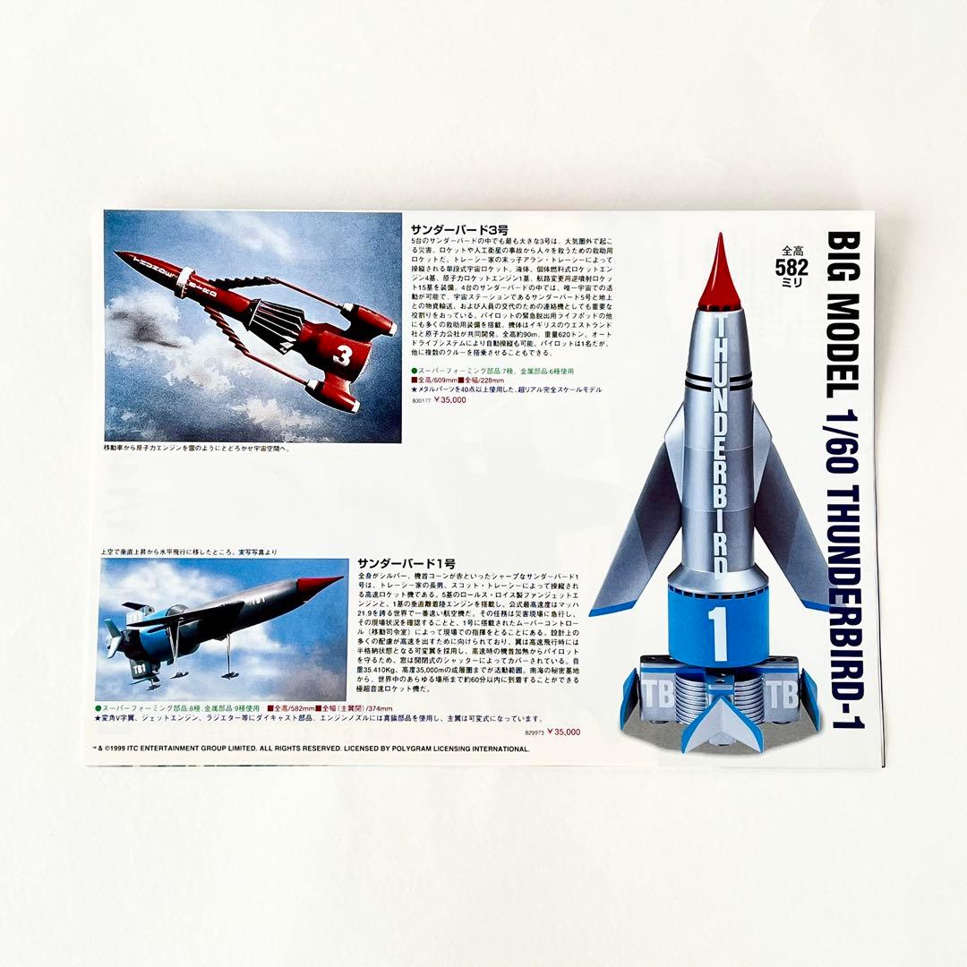 希少 イマイ 1/60 サンダーバード1号 スーパービッグモデル 未組立