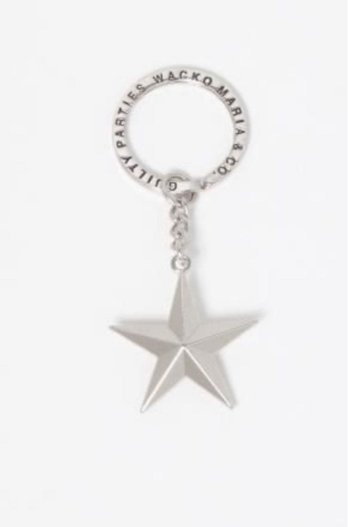 未開封WACKO MARIA 星型キーホルダー　キーリング